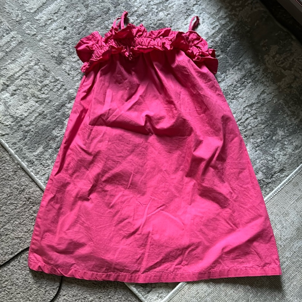Pink Ruffle Dress Size 5/6